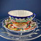Antique Hand Painted Tea Cup - Asian Motif with June Moth Pattern