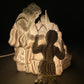 Dept. 56 Christmas Figurine: Illuminated Porcelain Family Tradition Night Light