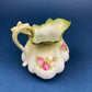 Antique Porcelain Pitcher Creamer Jug Shaped like Tomato Pumpkin. Bavaria Royal Bayreuth Porcelain. Modern Farmhouse. Dining Room Decor.
