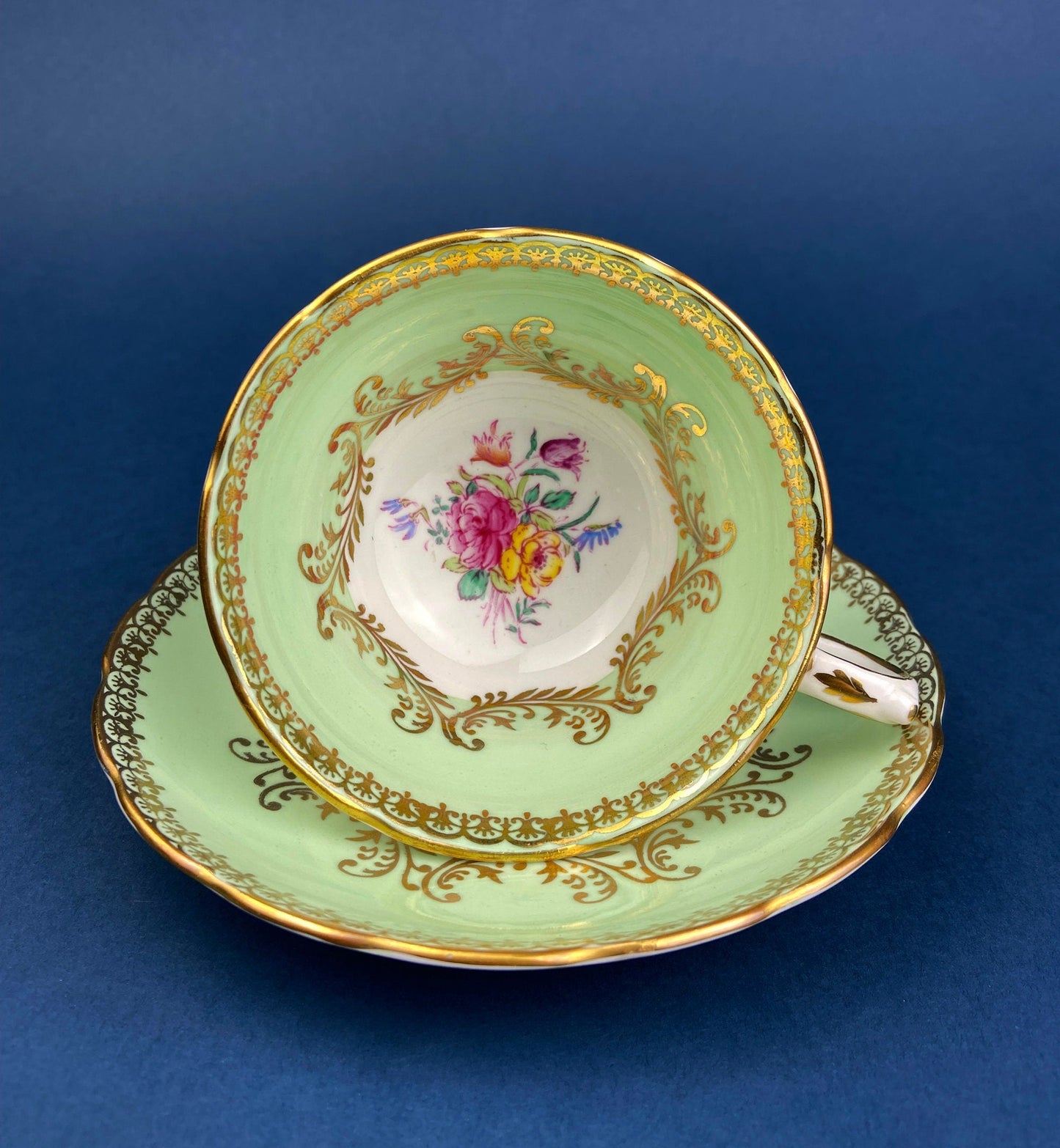 Vintage Tea/Coffee Cup and Saucer. Royal Stafford. Fine Bone China Made in England.