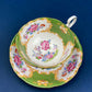Tea or Coffee Cup and Saucer with Small Pink Roses. Aynsley Fine China. Dining Room Decor. Tea Party. French Country. Gift for Her.