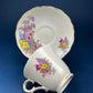 Vintage Colclough Fine Bone China Tea Cup and Saucer, Hand Painted Pastoral Scene