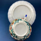 Antique Hand Painted Tea Cup - Asian Motif with June Moth Pattern