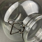 Vintage Italian Glass Jar, Large Hermetic Storage