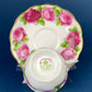 Antique Cup and Saucer By Royal Albert. Old English Rose Motif. Made in England. Fine Bone China. Collectibles. Replacements.