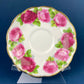 Antique Cup and Saucer By Royal Albert. Old English Rose Motif. Made in England. Fine Bone China. Collectibles. Replacements.