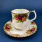 Royal Albert Cup and Saucer, Old Country Roses, Made in England