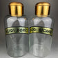 Antique Apothecary Perfume Bottles. Set of 2 Victorian Rose Water Bottles. Beautifully Detailed Collectible Bottles. Vintage Gifts.