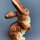 Vintage Bunny Figurines. Pair of Hand Painted Porcelain Rabbits. Spring and Easter Celebration. Collectible Figurines.