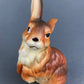 Vintage Bunny Figurines. Pair of Hand Painted Porcelain Rabbits. Spring and Easter Celebration. Collectible Figurines.