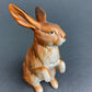 Vintage Bunny Figurines. Pair of Hand Painted Porcelain Rabbits. Spring and Easter Celebration. Collectible Figurines.
