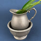 Vintage Pewter Creamer and Sugar Bowl. BWP USA. Collectible Pewter Set of Two.