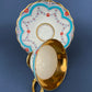 Vintage Royal Dover Fine Bone China Tea Cup, Floral Wreath, Made in England