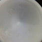 Milk Glass Oak Leaf Design Bowls. Set of Three Differently Shaped Vases. White Herb Planters.