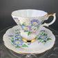 Vintage Royal Albert Tea Cup and Saucer: Bone China Morning Glory, Made in England