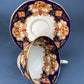 Vintage TeaCup and Saucer. Hand Painted Royal Albert Bone China. Heirloom Pattern. Made in England.