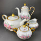 Antique Eschenbach Baronet Tea Set, Bavaria China, Hand-Painted Floral