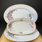 Eschenbach Baronet China Serving Set. Sauce Boat, Three Oval Platters, Egg Cup and Four Shakers with Tray. Germany. Holiday Celebration.