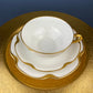 Antique Limoges Porcelain Serving Set. Tea or Coffee Cup with Saucer,  Dinner, and Salad Plates. Finest Porcelain by Haviland, France.