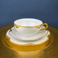 Antique Limoges Porcelain Serving Set. Tea or Coffee Cup with Saucer,  Dinner, and Salad Plates. Finest Porcelain by Haviland, France.