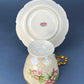 Vintage Metasco Tea Cup and Saucer, Cherry Blossom Iridescent Set