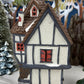Tutbury Printer Christmas Village House by Dept 56.  Illuminated Christmas Village House. Dickens Village Series. Holiday Decor.