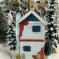 Christmas Village "Martin House" First Edition by Santa's Best. Illuminated Our Town Porcelain Collectable. Holiday Decor.