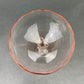 Vintage Fostoria Crystal Glasses in Pink. Tall Claret Light Pink Stemware. Set of Five Footed Glassware for Fine Dining.