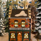 Department 56 Illuminated Christmas Village House. Faversham Lamps & Oil. Wicking, Whale Coal Oil, Glass Chimneys. Dicken's Village Series.