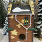 Department 56 Illuminated Christmas Village House. Faversham Lamps & Oil. Wicking, Whale Coal Oil, Glass Chimneys. Dicken's Village Series.