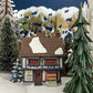 Tutbury Printer Christmas Village House by Dept 56.  Illuminated Christmas Village House. Dickens Village Series. Holiday Decor.