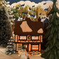 Tutbury Printer Christmas Village House by Dept 56.  Illuminated Christmas Village House. Dickens Village Series. Holiday Decor.