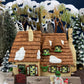 Dept. 56. Elves Bunkhouse.  Illuminated Christmas Village Porcelain House. North Pole Series. Holiday Decor.