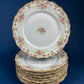 Antique Hutschenreuther Porcelain Soup Plates. Set of 12, Richelieu Rose Garlands Motif. Wedding Gift Idea. Fine Dining. Modern Farmhouse.