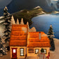 Department 56 Christmas Village Accessories. Illuminated Cottage of Bob Cratchit and Tiny Tim. Dicken's Village Series.