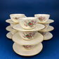 Tiffany and Co. Tea or Coffee Set. Chinoiserie or Asian Hand Painted Motif. Set of 4