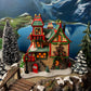 Needle's Tree Farm. Illuminated Porcelain Christmas Village House by Dept. 56. North Pole Series. Magically Detailed Holiday Decor.