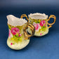 Lefton Tea Cup and Saucer: Hand Painted Roses, Collectible Tea Set