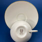 Lenox Tea Cup & Saucer. Creamy White with Gold Rim Tea or Coffee Set. Olympia by Lenox. Porcelain Made in the USA.