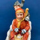 Get Well Soon Porcelain Figurine of Boy Holding Sick Dog. Inspired by Norman Rockwell's Saturday Evening Post Cover: "At the Vets."