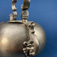 Pewter Teapot by Etain Zinn.  Etched with Heart and Cupids Antique Teapot. Spout Shaped like Eagle. Back Handle with Lion.