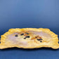 Antique Porcelain Tray for Cosmetics, Perfume, Bath Products, as Breakfast Tray or for Tea Parties. Hand-Painted & Signed by Artist.