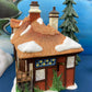 Illuminated Aldeburgh Music Box Shop. Celebrating Music. Christmas Village Porcelain House and Built-in Music Box. Dickens' Village Series.
