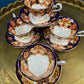 Vintage TeaCup and Saucer. Hand Painted Royal Albert Bone China. Heirloom Pattern. Made in England.