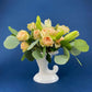 Milk Glass Horn Vases. Hobnail, Cornucopia Shaped Vase. Table Centerpiece. Collectible Trumpet Floral Vase.