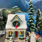 The City Globe Publishing by Department 56.  Illuminated Christmas Village House. Christmas in the City Series. Hand-Painted Porcelain.