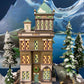 The City Globe Publishing by Department 56.  Illuminated Christmas Village House. Christmas in the City Series. Hand-Painted Porcelain.
