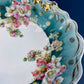 Antique Plate and Bowl by Milton, Imperial Vienna. Hand-Painted Tea Roses. Collectible Dessert Plate and Serving Bowl.