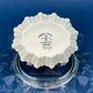 Antique Porcelain Berry Bowls in Blueberry Motif. Set of Two Small Serving Plates by Embassy Ware, Fondeville, England. Scalloped Rim.