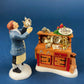 Dept. 56 Figurines. Silver for Sale. Christmas Village Accessories. Silverware Vendor & Cabinet with Silver. New England Village Series.